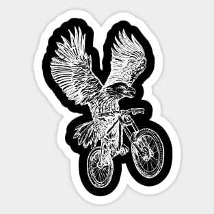 SEEMBO Eagle Cycling Bicycle Bicycling Biker Biking Fun Bike Sticker